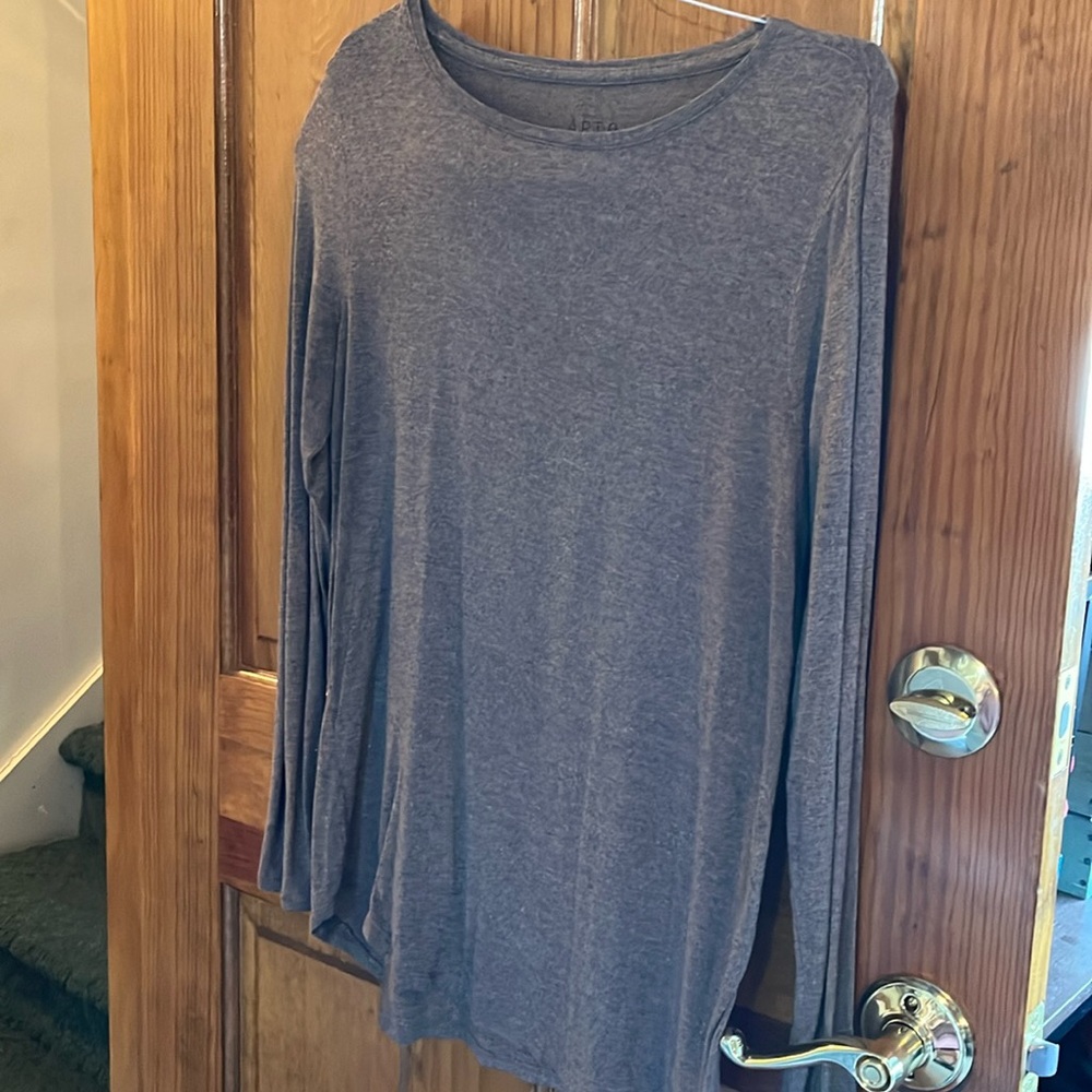 Apt. 9 Flowy Brown Long Sleeve Top Size XS